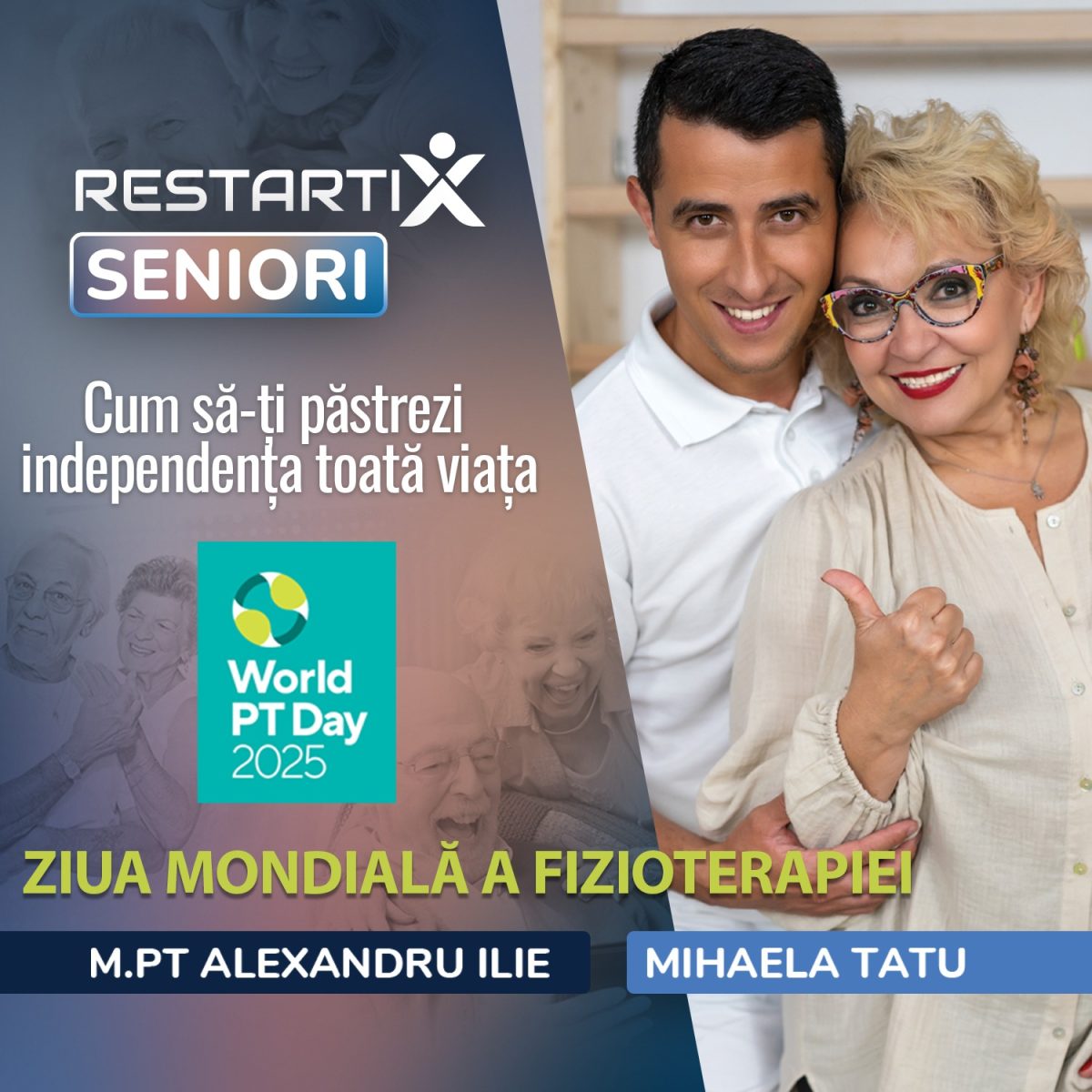 RestartiX Seniori - Ziua Mondială a Fizioterapiei