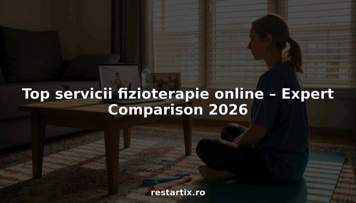 Top servicii fizioterapie online – Expert Comparison 2026